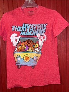 Scooby-Doo The Mystery Machine Graphic Tee - Red Size Small
